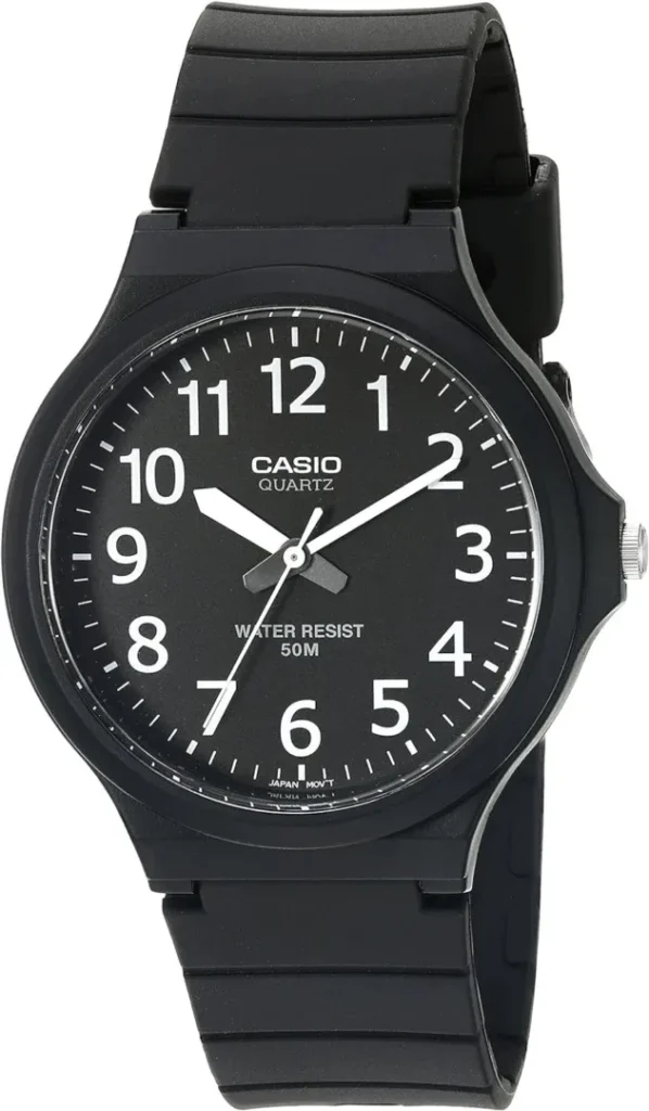Casio Mens MW240-1BV Easy To Read Analog Display Quartz Black Watch Casio Mens MW240-1BV Easy To Read Analog Display Quartz Black Watch