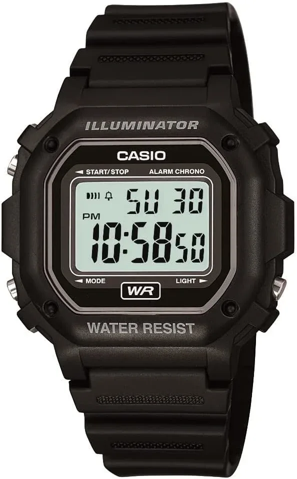 Casio Unisex F-108WH-1ACF Big Square Digital Display Quartz Black Watch Casio Unisex F-108WH-1ACF Big Square Digital Display Quartz Black Watch
