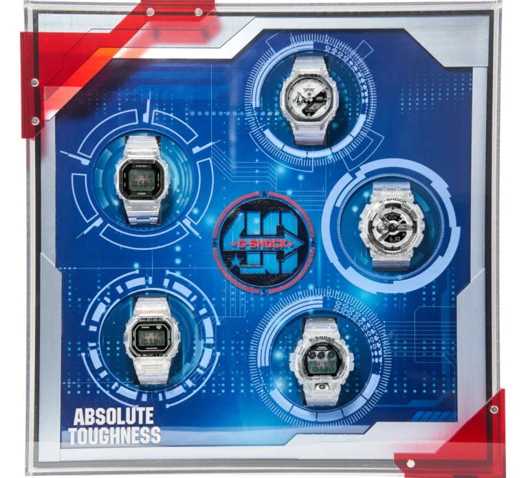 G-Shock GS-40 Clear Remix Series 5-in-1 Box Set G-Shock GS-40 Clear Remix Series 5-in-1 Box Set