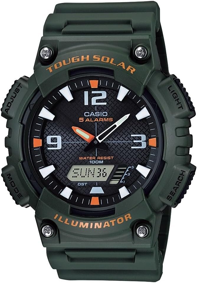 Casio Mens Tough Solar AQ-S810W-1AVCF Sport Combination Watch