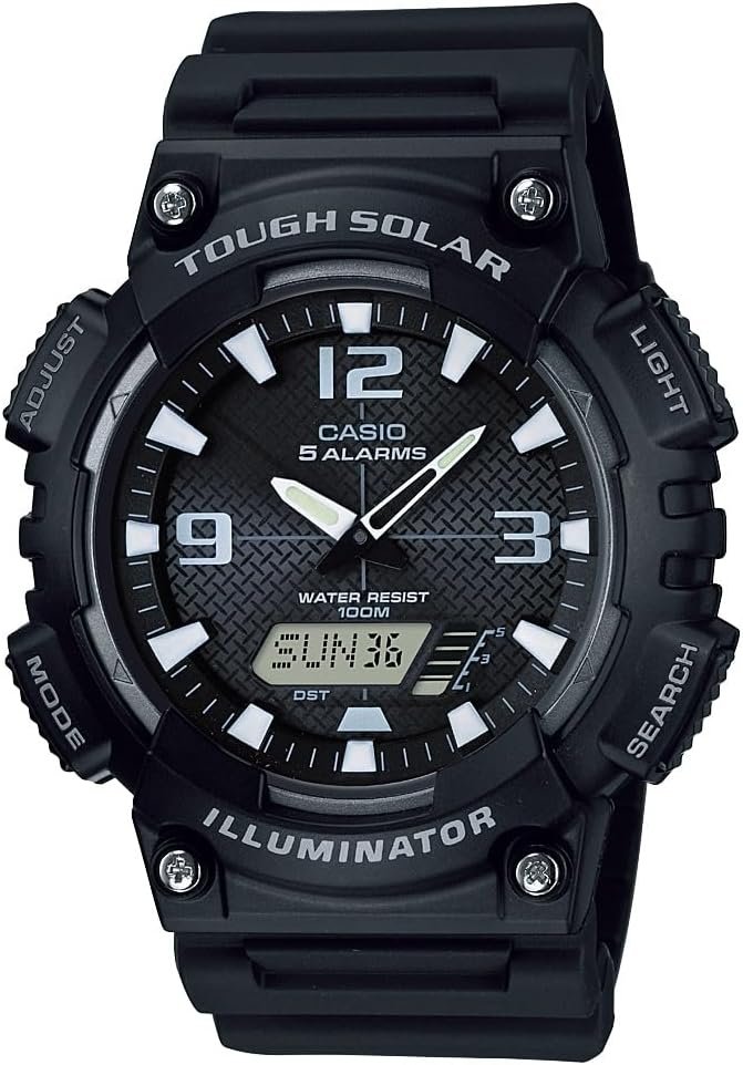 Casio Mens Tough Solar AQ-S810W-1AVCF Sport Combination Watch