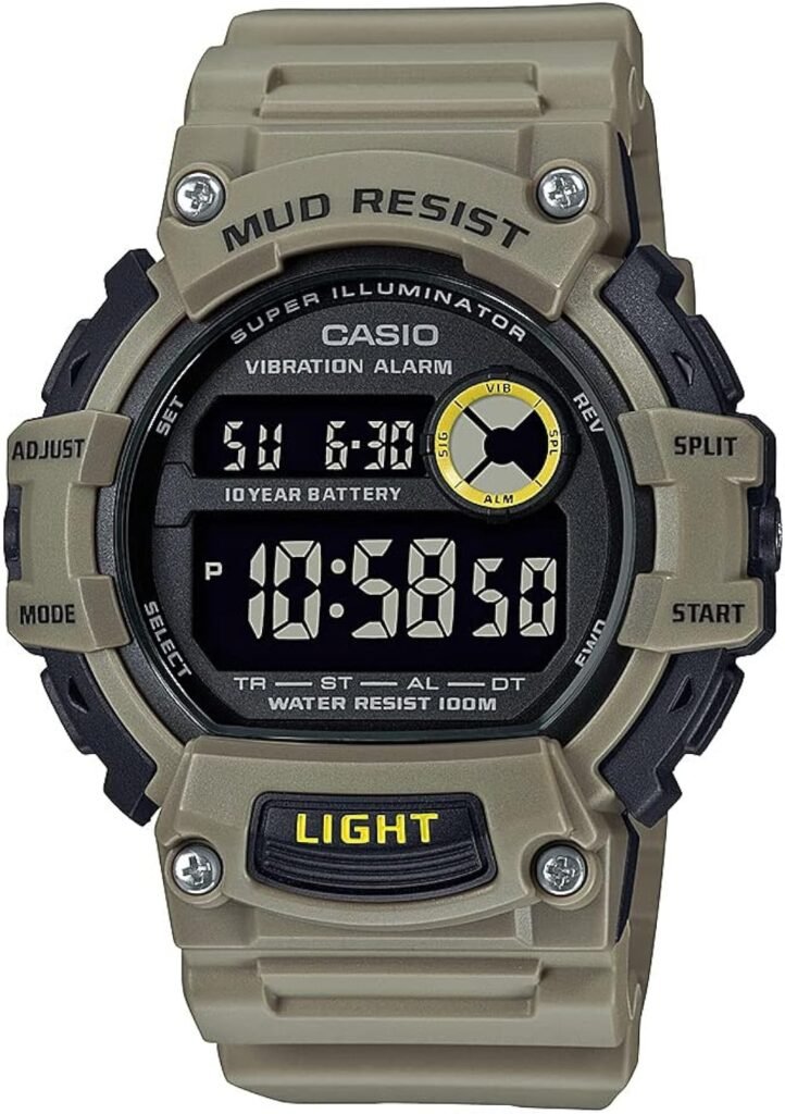 Casio Mud Resistant 10-Year Battery